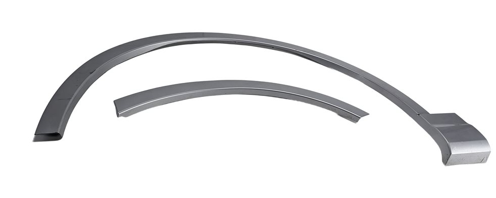 2017 AUDI Q7 (4M) FRONT REAR LEFT WHEEL ARCH MOLDING FENDER FLARE SET/2 (Silver)