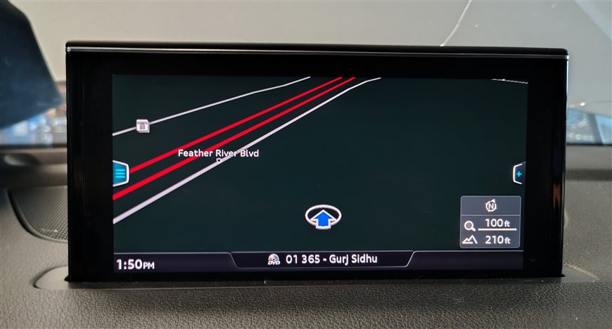 17-19 AUDI Q7 (4M) FRONT DASH RADIO STEREO GPS NAVIGATION DISPLAY SCREEN MONITOR