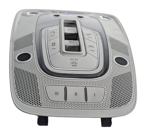 Thumbnail 2: 2017-2019 AUDI Q7 (4M) FRONT OVERHEAD CONSOLE DOME MAP READING LIGHT (Gray)