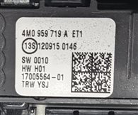 Thumbnail 6: 2017-2019 AUDI Q7 (4M) FRONT OVERHEAD CONSOLE DOME MAP READING LIGHT (Gray)