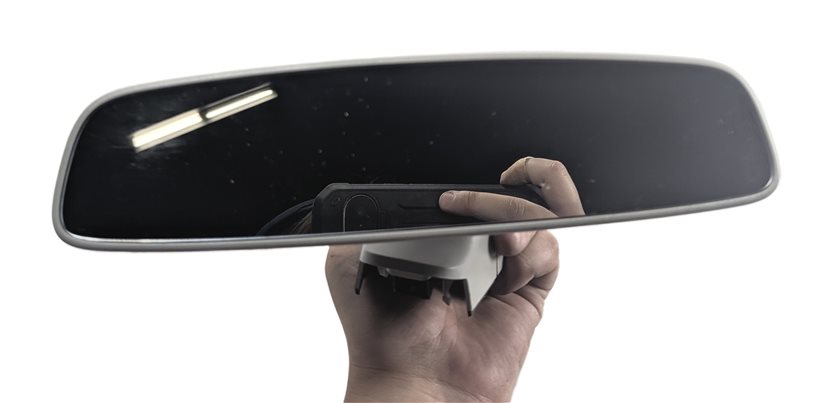 Thumbnail 7: 2017-2019 AUDI Q7 (4M) INTERIOR AUTODIM REARVIEW MIRROR w/ COMPASS (Black)