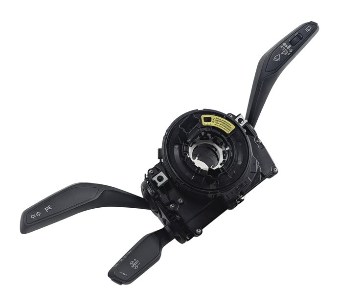 17-19 AUDI Q7 (4M) STEERING COLUMN COMBINATION SWITCH WIPER CRUISE CLOCKSPRING