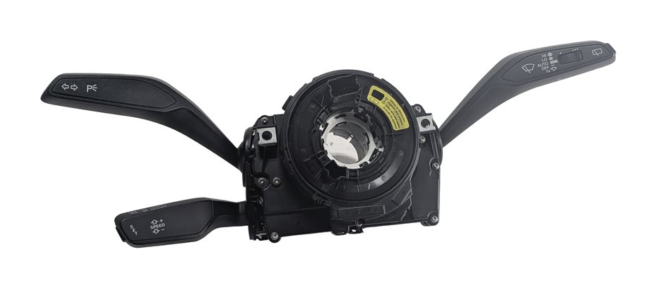 Thumbnail 2: 17-19 AUDI Q7 (4M) STEERING COLUMN COMBINATION SWITCH WIPER CRUISE CLOCKSPRING