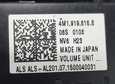 Thumbnail 6: 2017-2019 AUDI Q7 (4M) MMI RADIO CENTER CONSOLE VOLUME TRACK KNOB SWITCH BUTTON
