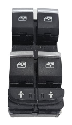 Thumbnail 3: 2017-2020 AUDI Q5 Q7 SQ5 (4M FY 80A) LEFT DRIVER DOOR POWER WINDOW SWITCH BUTTON