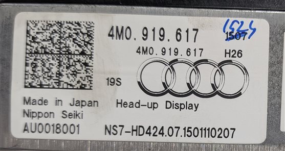 Thumbnail 6: 2017-2020 AUDI Q7 (4M) FRONT DASH WINDSHIELD INFO HUD HEADS UP DISPLAY PROJECTOR