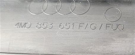 Thumbnail 5: 2017-2019 AUDI Q7 (4M) FRONT UPPER CENTER HOOD AIR VENT GRILLE TRIM