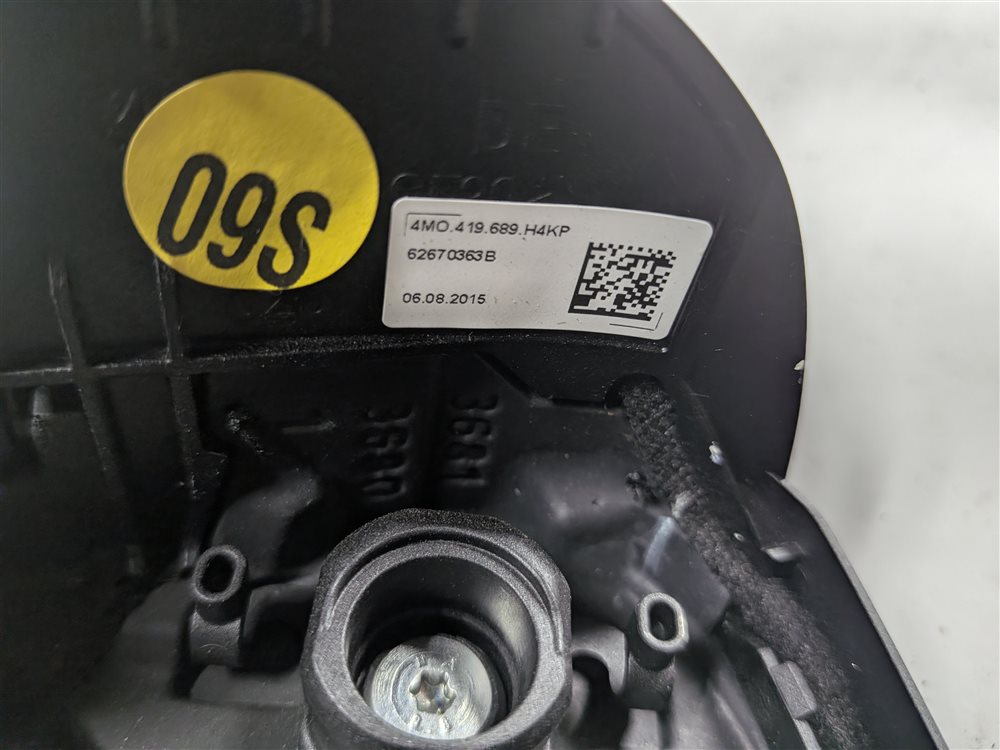 Thumbnail 6: 17-19 AUDI Q7 (4M) 3-SPOKE PADDLE SHIFT STEERING WHEEL w/ SWITCHES (Black)