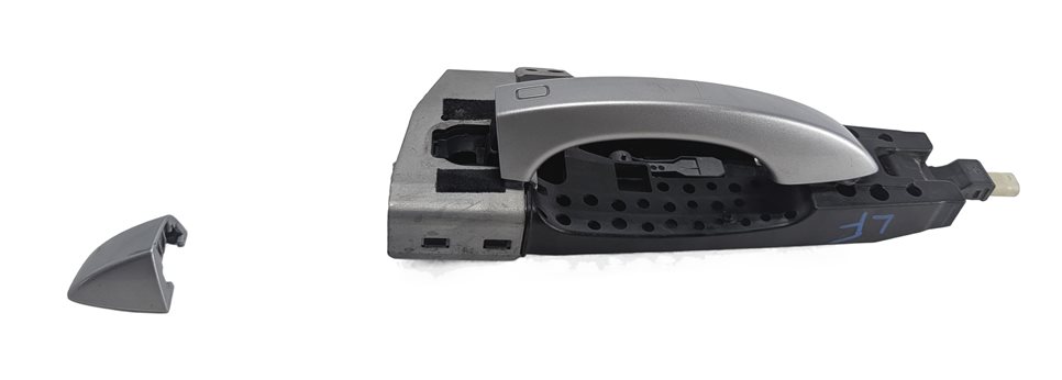 Thumbnail 2: 17-20 AUDI Q7 (4M) FRONT LEFT DRIVER KEYLESS EXTERIOR DOOR HANDLE (Silver)