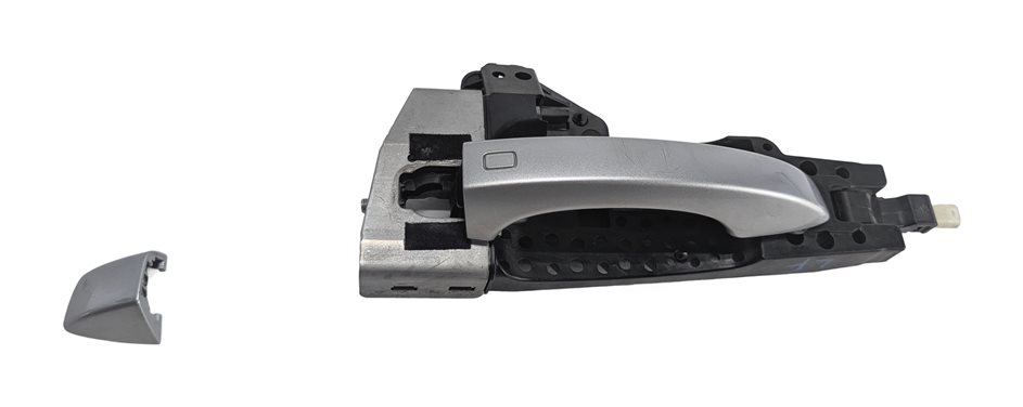 Thumbnail 3: 17-20 AUDI Q7 (4M) FRONT LEFT DRIVER KEYLESS EXTERIOR DOOR HANDLE (Silver)