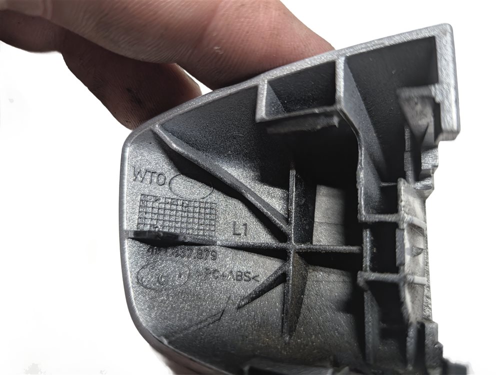 Thumbnail 6: 17-20 AUDI Q7 (4M) FRONT LEFT DRIVER KEYLESS EXTERIOR DOOR HANDLE (Silver)