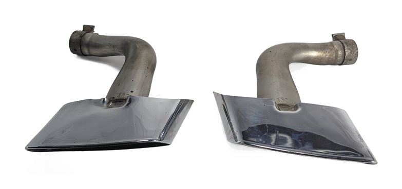 Thumbnail 2: 2017-2019 AUDI Q7 (4M) 3.0L SUPER REAR LEFT & RIGHT MUFFLER EXHAUST TIP SET OF 2