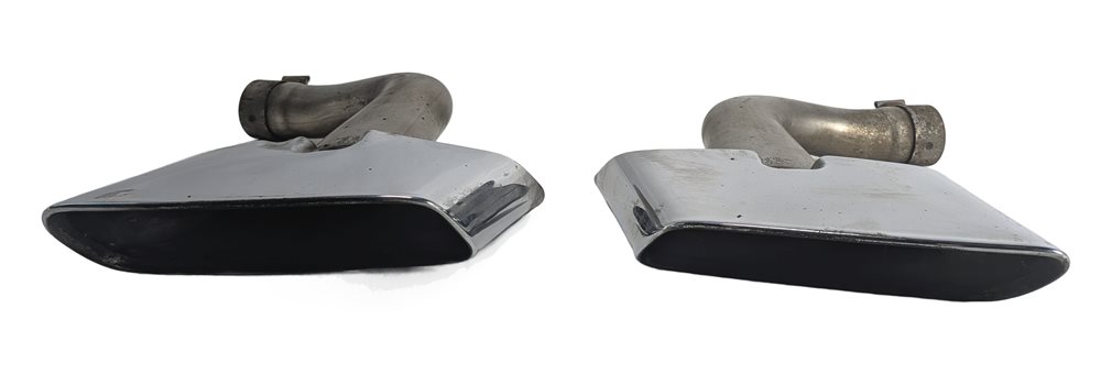 Thumbnail 4: 2017-2019 AUDI Q7 (4M) 3.0L SUPER REAR LEFT & RIGHT MUFFLER EXHAUST TIP SET OF 2
