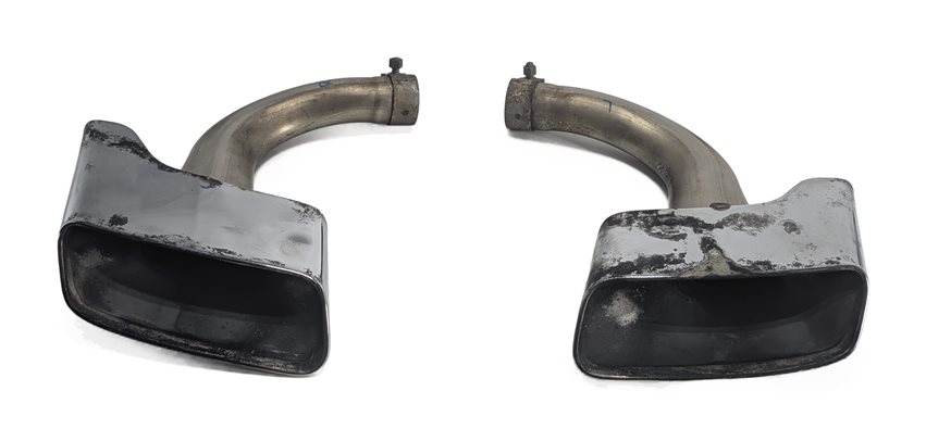 Thumbnail 5: 2017-2019 AUDI Q7 (4M) 3.0L SUPER REAR LEFT & RIGHT MUFFLER EXHAUST TIP SET OF 2