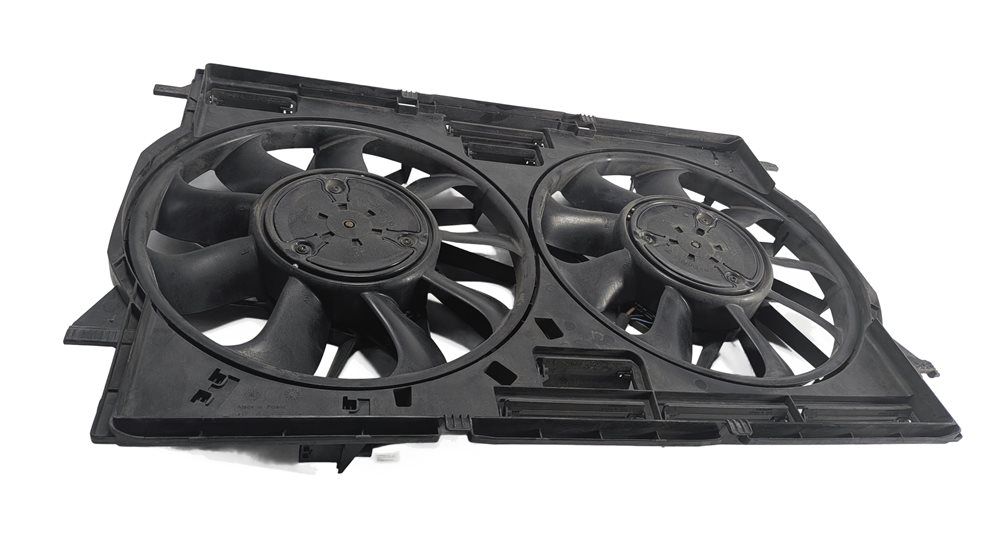 17-20 AUDI Q7 (4M) 3.0L SUPER RADIATOR COOLING FAN BLADE MOTOR SHROUD ASSEMBLY