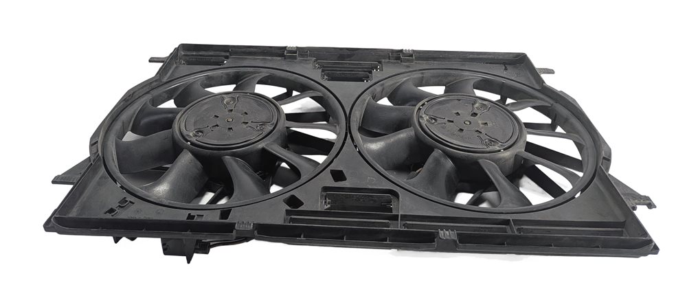 Thumbnail 2: 17-20 AUDI Q7 (4M) 3.0L SUPER RADIATOR COOLING FAN BLADE MOTOR SHROUD ASSEMBLY