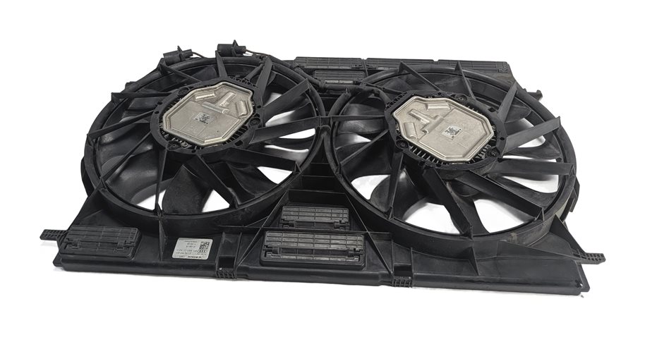 Thumbnail 4: 17-20 AUDI Q7 (4M) 3.0L SUPER RADIATOR COOLING FAN BLADE MOTOR SHROUD ASSEMBLY