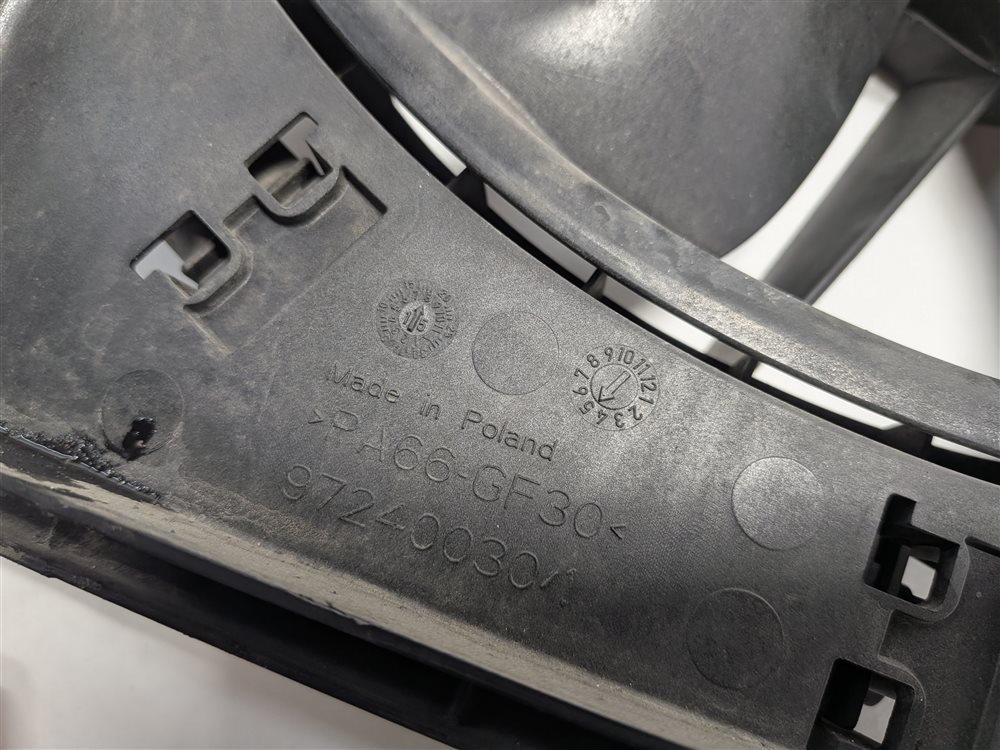Thumbnail 9: 17-20 AUDI Q7 (4M) 3.0L SUPER RADIATOR COOLING FAN BLADE MOTOR SHROUD ASSEMBLY