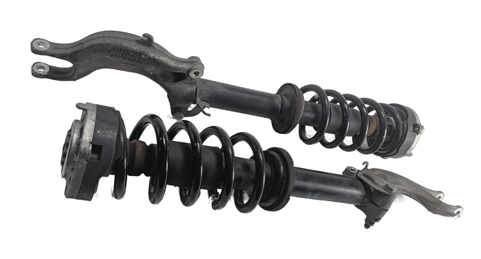 2017-2020 AUDI Q7 (4M) FRONT LEFT & RIGHT SUSPENSION SHOCK STRUT SET-2