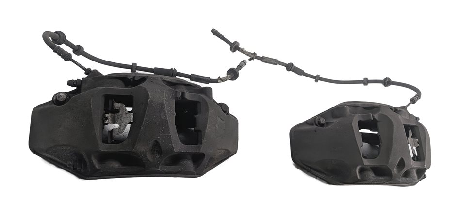 17-20 AUDI Q7 Q8 (4M) FRONT LEFT DRIVER & RIGHT PASSENGER BRAKE CALIPER SET/2