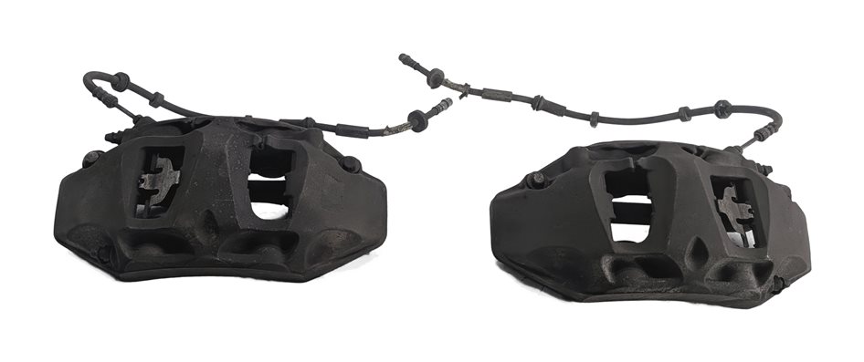 Thumbnail 2: 17-20 AUDI Q7 Q8 (4M) FRONT LEFT DRIVER & RIGHT PASSENGER BRAKE CALIPER SET/2