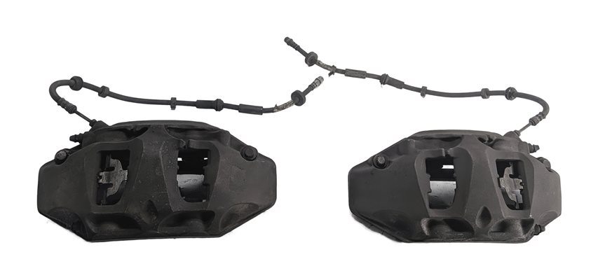 Thumbnail 3: 17-20 AUDI Q7 Q8 (4M) FRONT LEFT DRIVER & RIGHT PASSENGER BRAKE CALIPER SET/2
