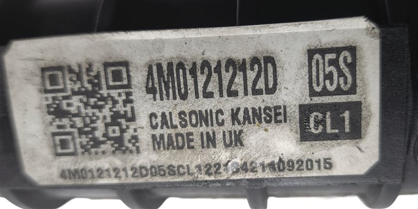 Thumbnail 7: 17-19 AUDI Q7 (4M) 3.0L SUPERCHARED ENGINE AUXILIARY SECONDARY RADIATOR