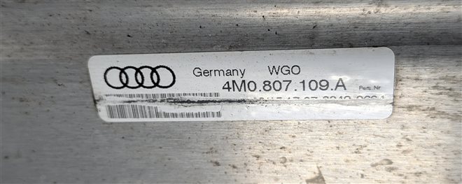 Thumbnail 6: 2017-2022 AUDI Q7 SQ7 (4M) FRONT BUMPER REINFORCEMENT BAR IMPACT BAR BRACE