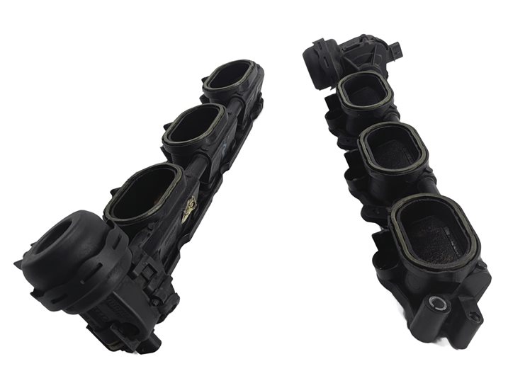Thumbnail 2: 16-19 AUDI A6 A7 A8 Q7 C7 4M 3.0L SUPER CREC LEFT LOWER INTAKE MANIFOLD DIFFUSER