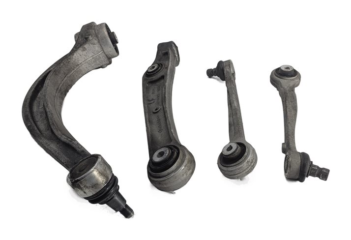 Thumbnail 2: 2017-2022 AUDI Q7 (4M) FRONT LEFT DRIVER UPPER & LOWER CONTROL ARM SET-4