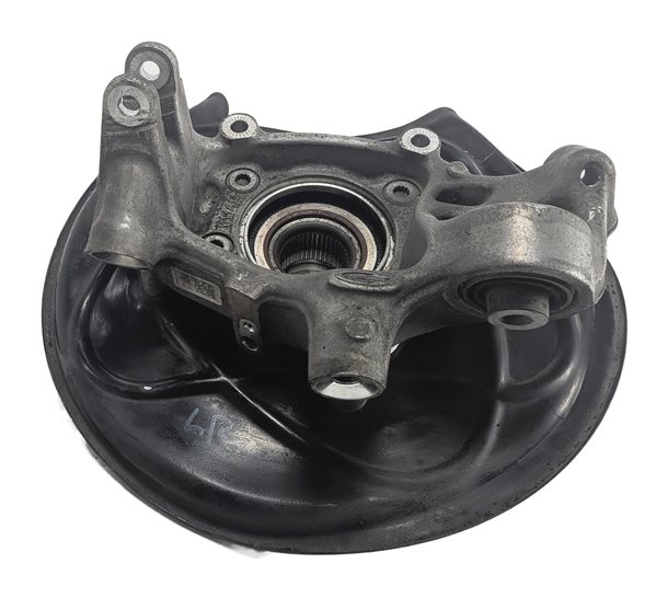 17-20 AUDI Q7 (4M) REAR LEFT DRIVER SPINDLE KNUCKLE WHEEL BEARING HUB w/ SHIELD