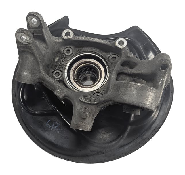 Thumbnail 3: 17-20 AUDI Q7 (4M) REAR LEFT DRIVER SPINDLE KNUCKLE WHEEL BEARING HUB w/ SHIELD