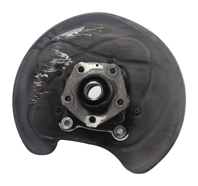 Thumbnail 4: 17-20 AUDI Q7 (4M) REAR LEFT DRIVER SPINDLE KNUCKLE WHEEL BEARING HUB w/ SHIELD