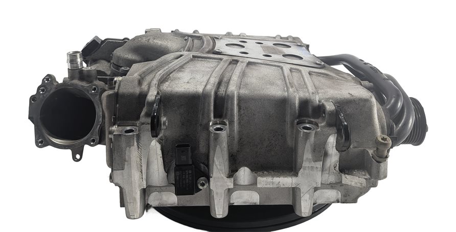 Thumbnail 2: 17-19 AUDI Q7 (4M) 3.0L SUPERCHARGED CREC ENGINE SUPERCHARGER SUPER CHARGER