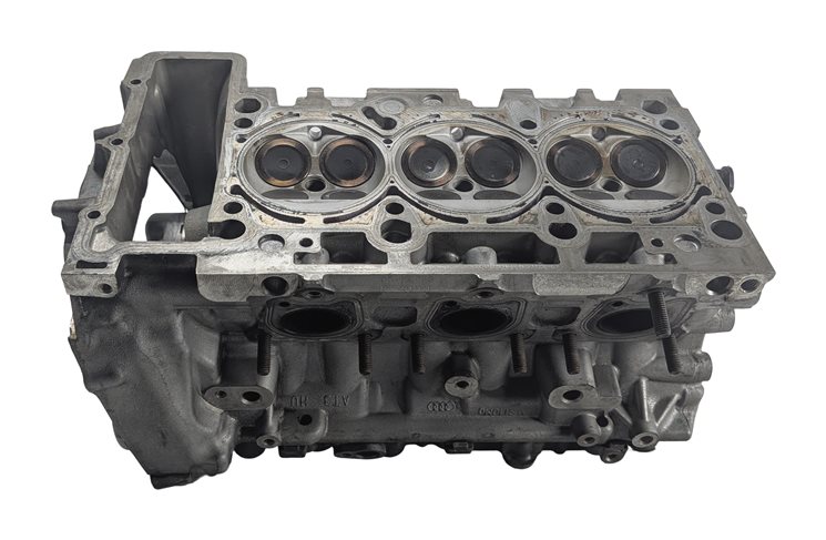 Thumbnail 2: 17-19 AUDI Q7 (4M) 3.0L SUPER LEFT DRIVER CYLINDER HEAD w/CAMSHAFTS GEARS VALVES