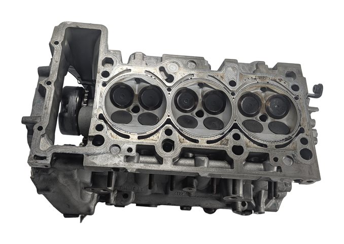 Thumbnail 3: 17-19 AUDI Q7 (4M) 3.0L SUPER LEFT DRIVER CYLINDER HEAD w/CAMSHAFTS GEARS VALVES