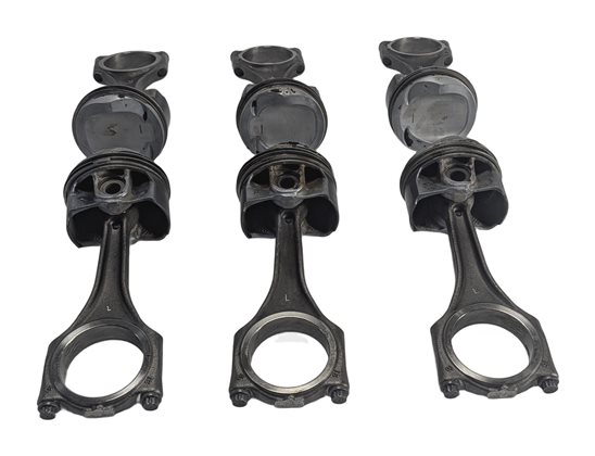 Thumbnail 2: 15-19 AUDI A6 A7 A8 Q7 (C7 D4 4H 4M) 3.0L SUPER PISTON & CONNECTING ROD SET 6