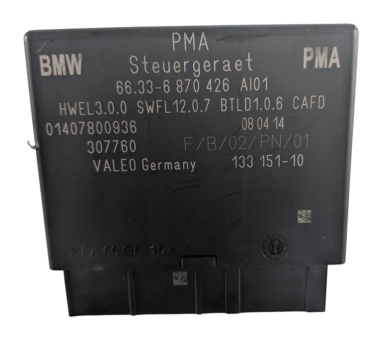 2014 BMW I3 (I01) PARK ASSIST PDC DISTANCE CONTROL MODULE COMPUTER