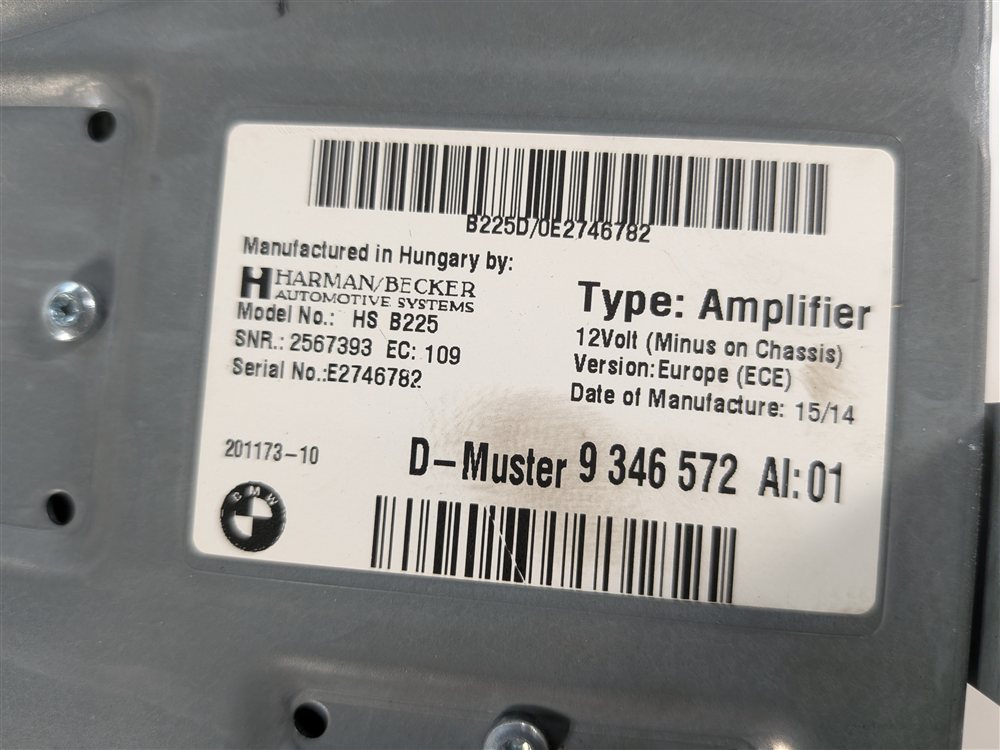 Thumbnail 4: 14-16 BMW I3 228i M235i (F22) HARMAN KARDON RADIO STEREO AMPLIFIER