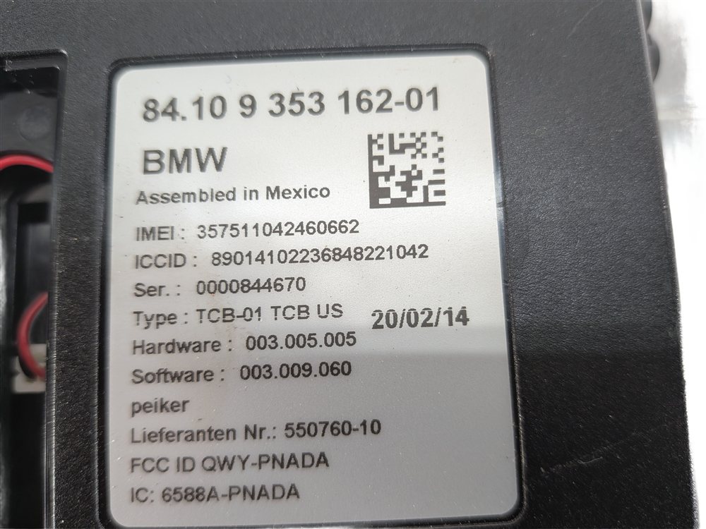 Thumbnail 5: 14-20 BMW 2 3 4 X3 X5 X6 (F15 F16 F22 F25 F30 F32 F86) BLUETOOTH CONTROL MODULE