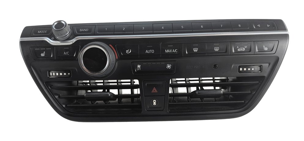 Thumbnail 1: 2014-2020 BMW I3 (I01) RADIO A/C HEATER CLIMATE CONTROL PANEL SWITCH