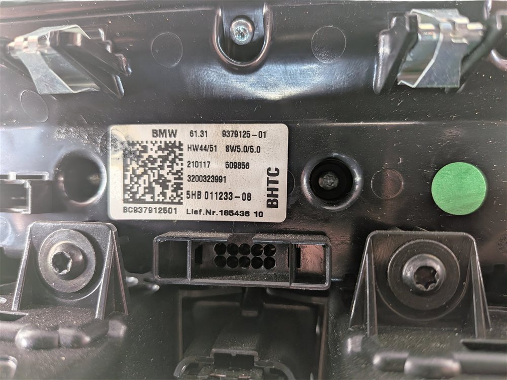 Thumbnail 4: 2014-2020 BMW I3 (I01) RADIO A/C HEATER CLIMATE CONTROL PANEL SWITCH