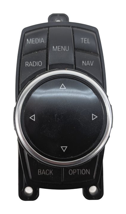 Thumbnail 3: 12-20 BMW 2 3 4 SERIES (F22 F30 F32 F34) STEREO NAVIGATION i-DRIVE SWITCH KNOB