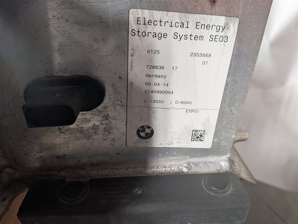 Thumbnail 4: 2014-2017 BMW I3 (I01) 60AH HIGH VOLTAGE HV BATTERY PACK (TESTED! - see pics)
