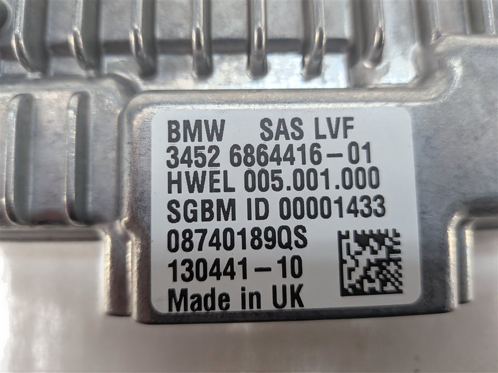 Thumbnail 4: 2014 BMW I3 (I01) STEERING ANGLE SENSOR CONTROL MODULE