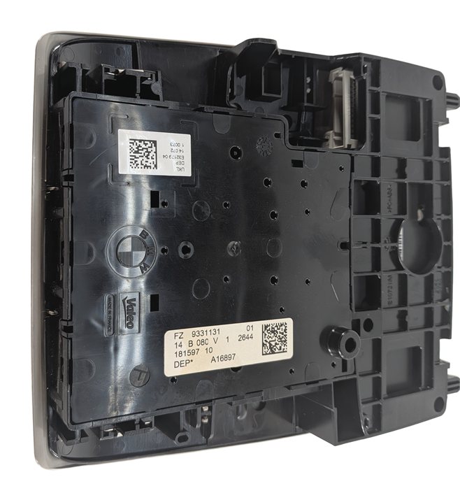 Thumbnail 3: 2014 BMW I3 (I01) FRONT OVERHEAD CONSOLE READING LIGHT SOS SWITCH (Gray)