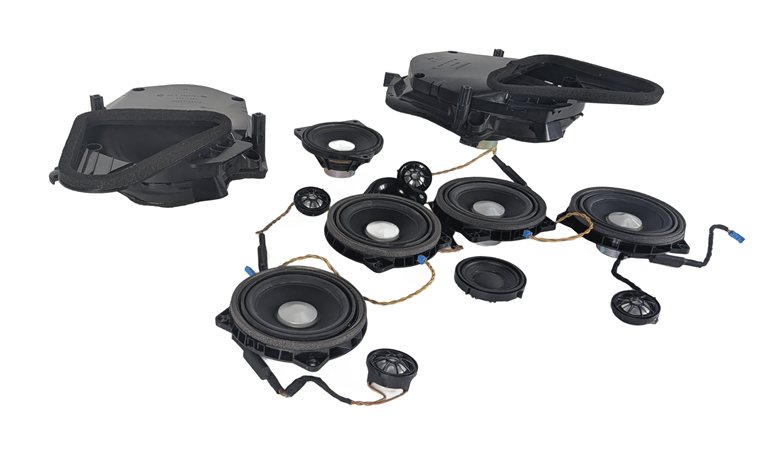 Thumbnail 4: 2014 BMW I3 (I01) HARMAN KARDON STEREO AUDIO SOUND SYSTEM SPEAKER SET