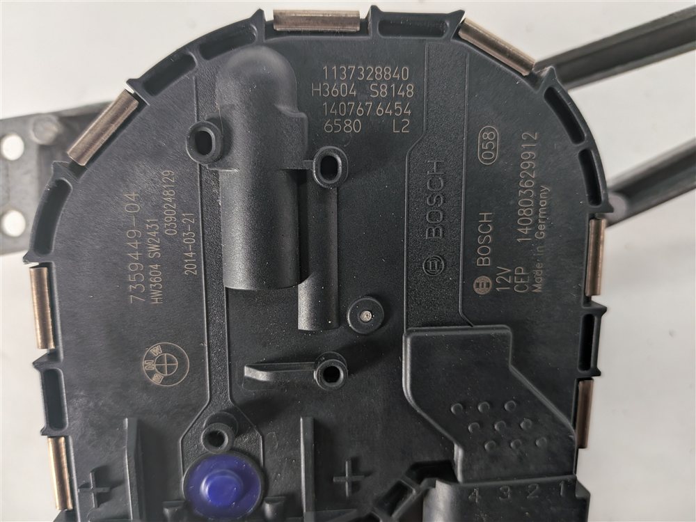 Thumbnail 6: 2014-2020 BMW i3 (I01) FRONT LEFT DRIVER WINDSHIELD WIPER MOTOR