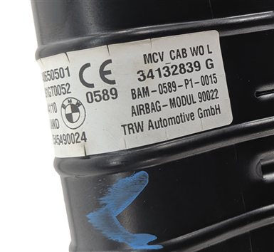 Thumbnail 5: 2014-2016 BMW i3 (I01) LEFT DRIVER ROOF CURTAIN SRS AIRBAG