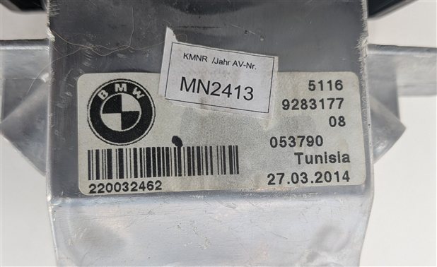 Thumbnail 8: 2014-2021 BMW i3 (I01) FRONT CENTER CONSOLE ARMREST ARM REST LID (Brown)